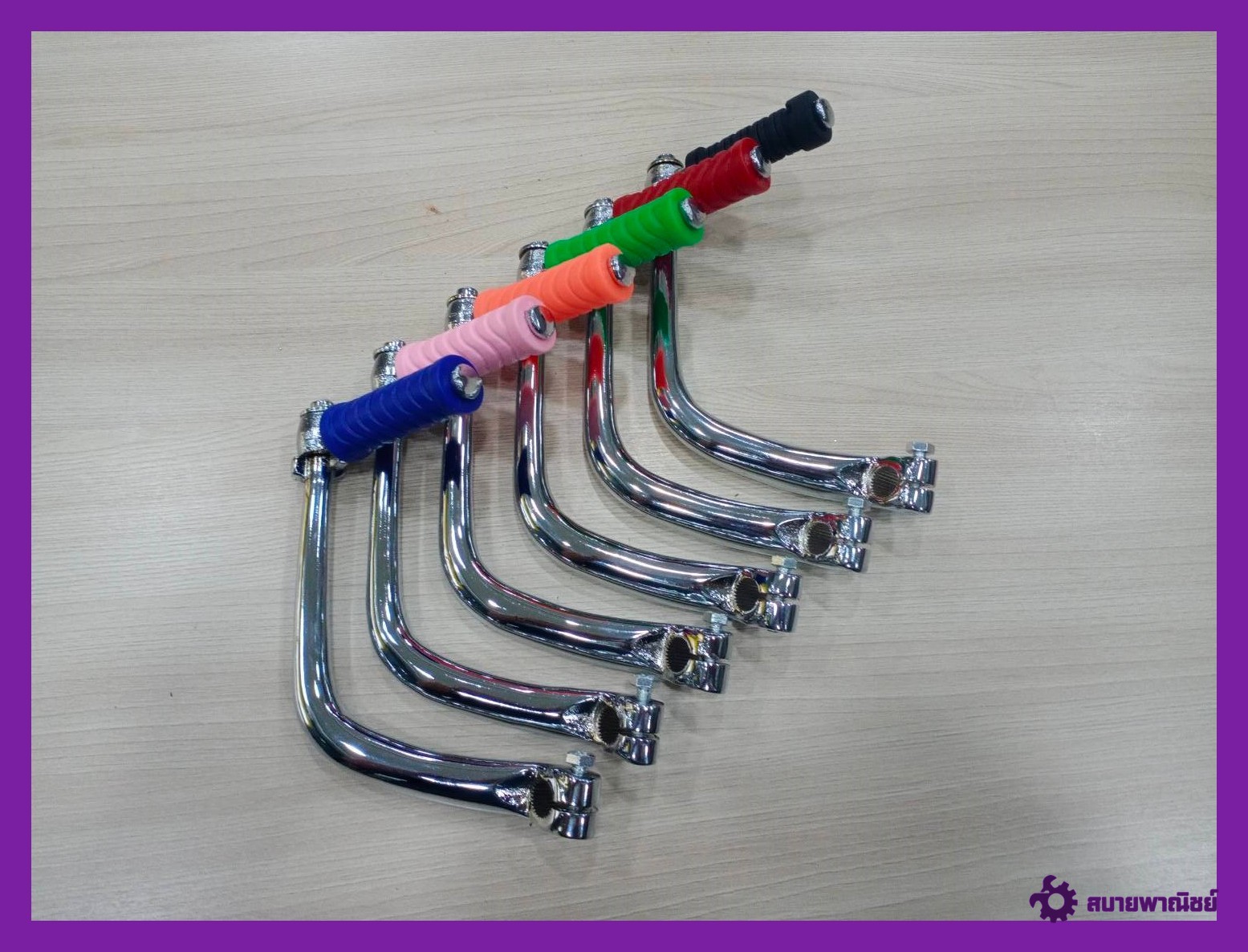 คันสตาร์ทเวฟ 110iNew ชุบ ยางคนสตาร์ทสี//อุปกรณ์แต่งรถ//อะไหล่แต่งรถ110i